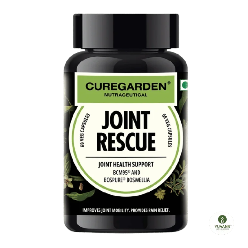 Curegarden Joint Rescue Curcumin & Boswellia Supplement (BCM-95®)