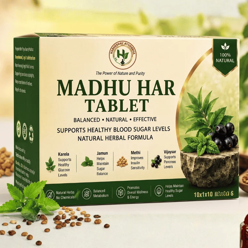 Harkeshav Ayurveda Madhu Har Tablet – Natural Blood Sugar & Metabolic Support