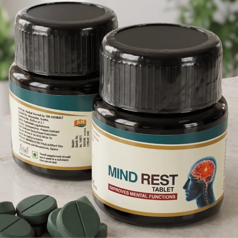 Mind Rest Ayurvedic Tablets – Stress Relief, Sleep & Mental Balance Support