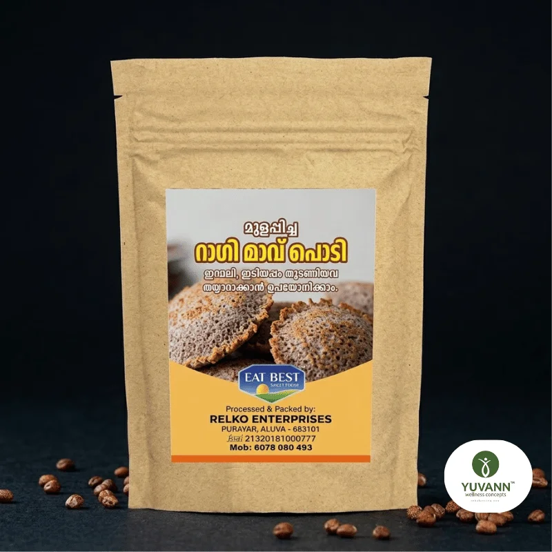 EATBEST Premium Sprouted Ragi Flour
