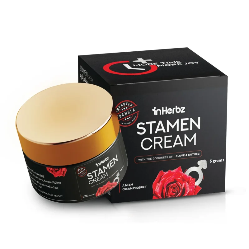 in Herbz Stamen Cream for Men (Herbal Topical Delay & Stamina Cream) – 4g